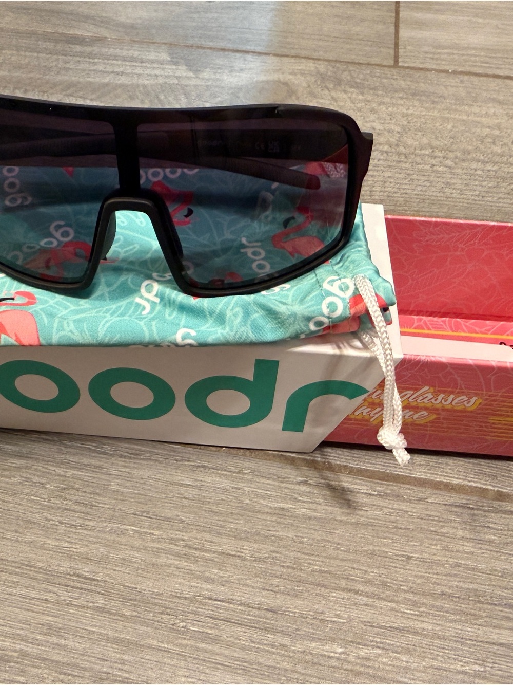 goodr Astro G Polarized Sunglasses Black NEW IN BOX